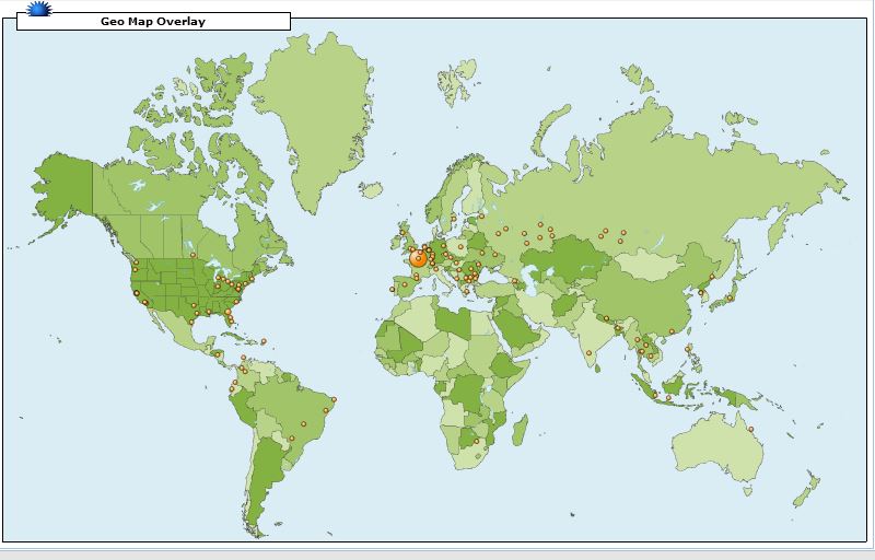 carte map monde visites communcation