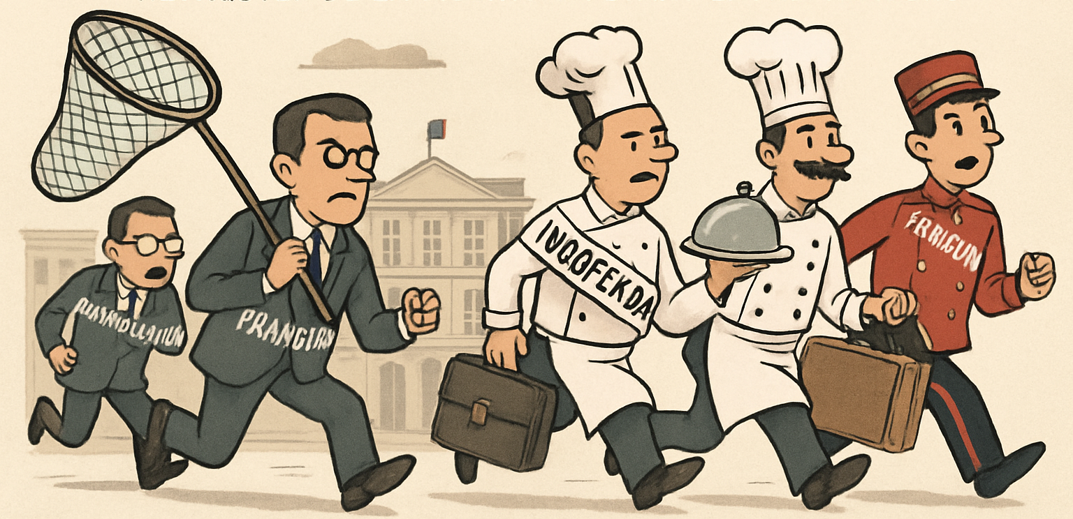 Caricature : La traque des auto-entrepreneurs en hôtellerie