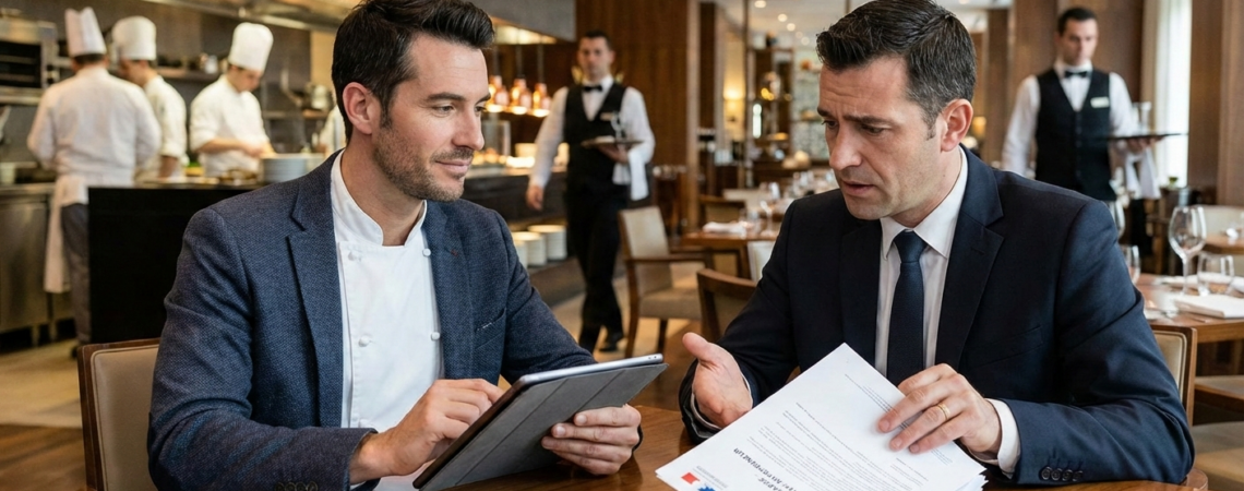 Discussion sur les risques du statut auto-entrepreneur en hôtellerie-restauration